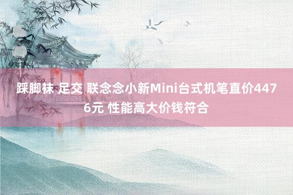 踩脚袜 足交 联念念小新Mini台式机笔直价4476元 性能高大价钱符合