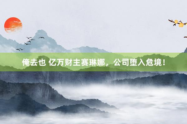 俺去也 亿万财主赛琳娜，公司堕入危境！